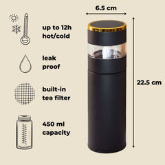 Brew In Travel Bottle - Tea On The Go-15floz(450ml)