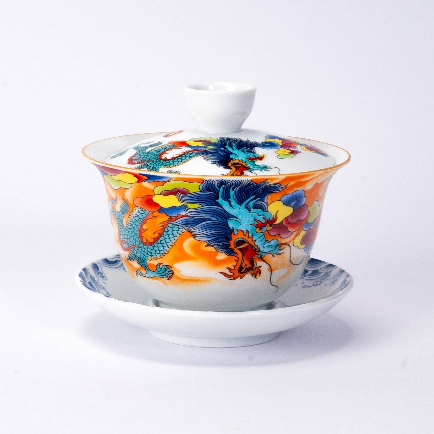 Gaiwan - Tea Brewing Cup with Lid – Oriental Dragon 5oz (150ml)
