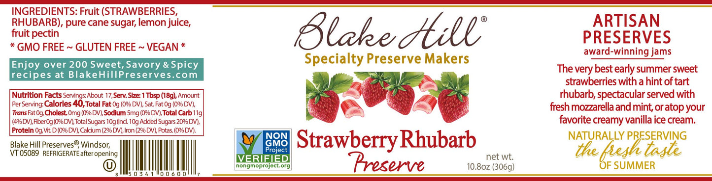 Jam - Strawberry Rhubarb Preserve