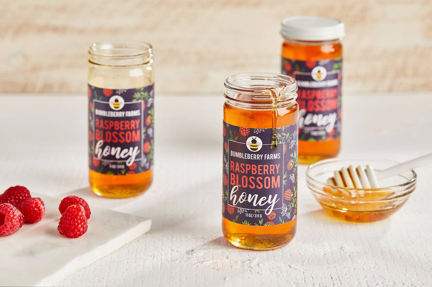 Honey - Raspberry Blossom 11oz