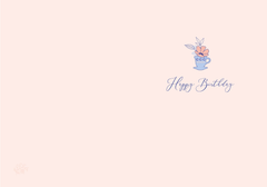 Greeting Card -Jane Austen Tea Party Birthday Embellished