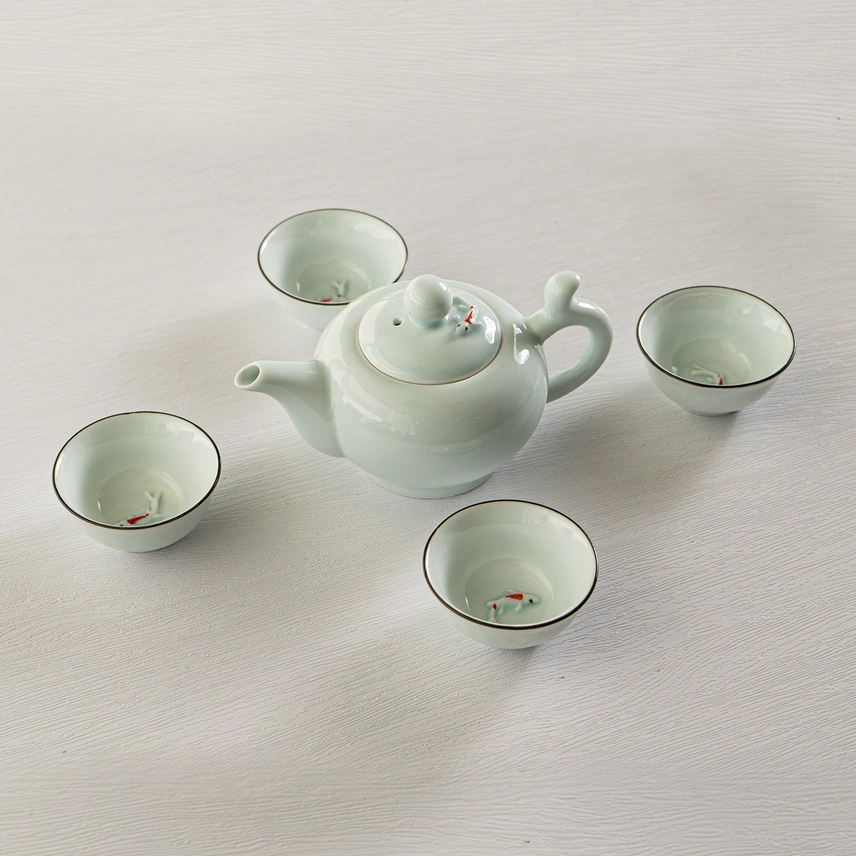 Tea Set - Japanese Koi Fish Kung Fu ( 8oz)