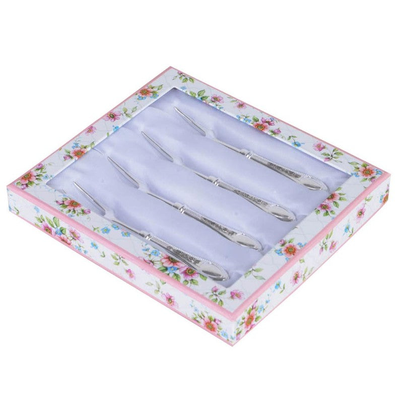 Silverware - Forks with Antique Rose Handle