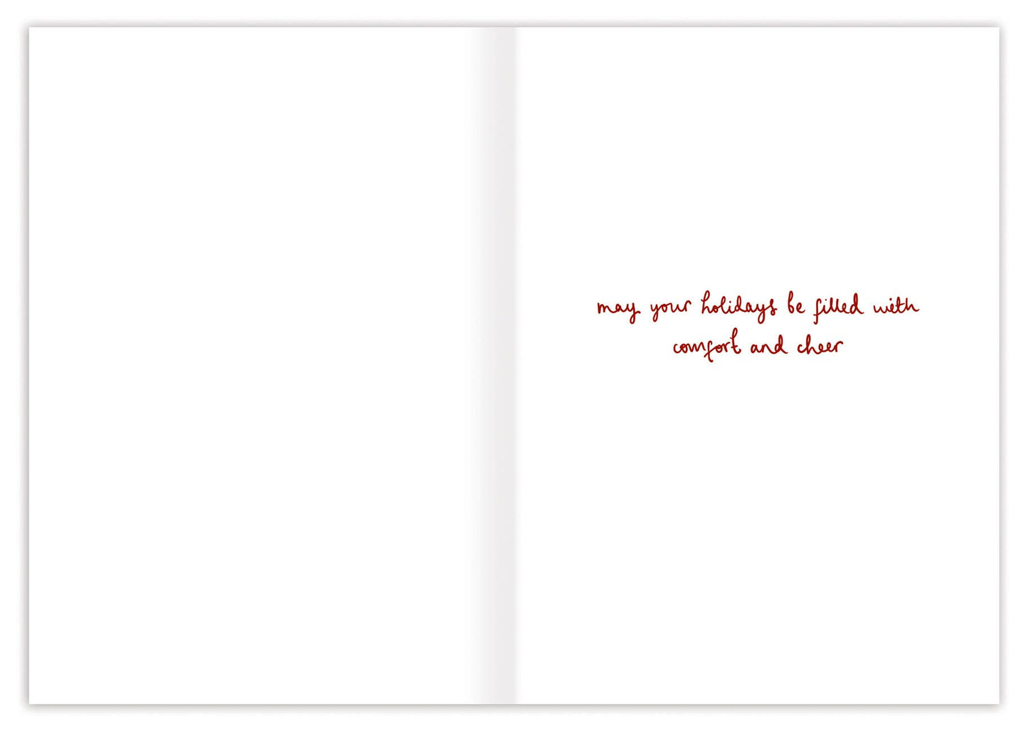 Greeting Card - Animals In Stockings Christmas Holiday Card