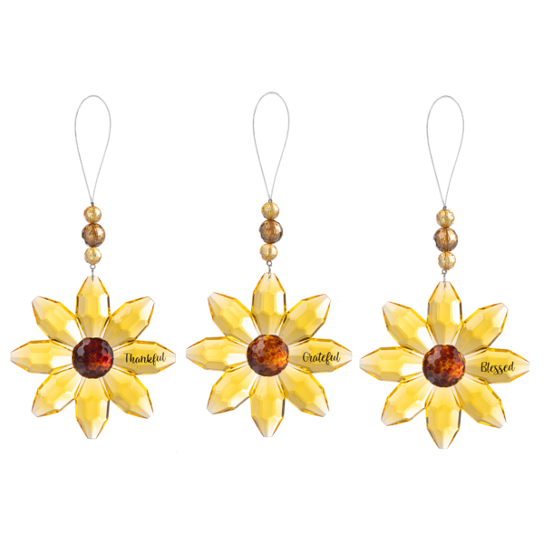 Decor - Autumn Sunflower 6"5"