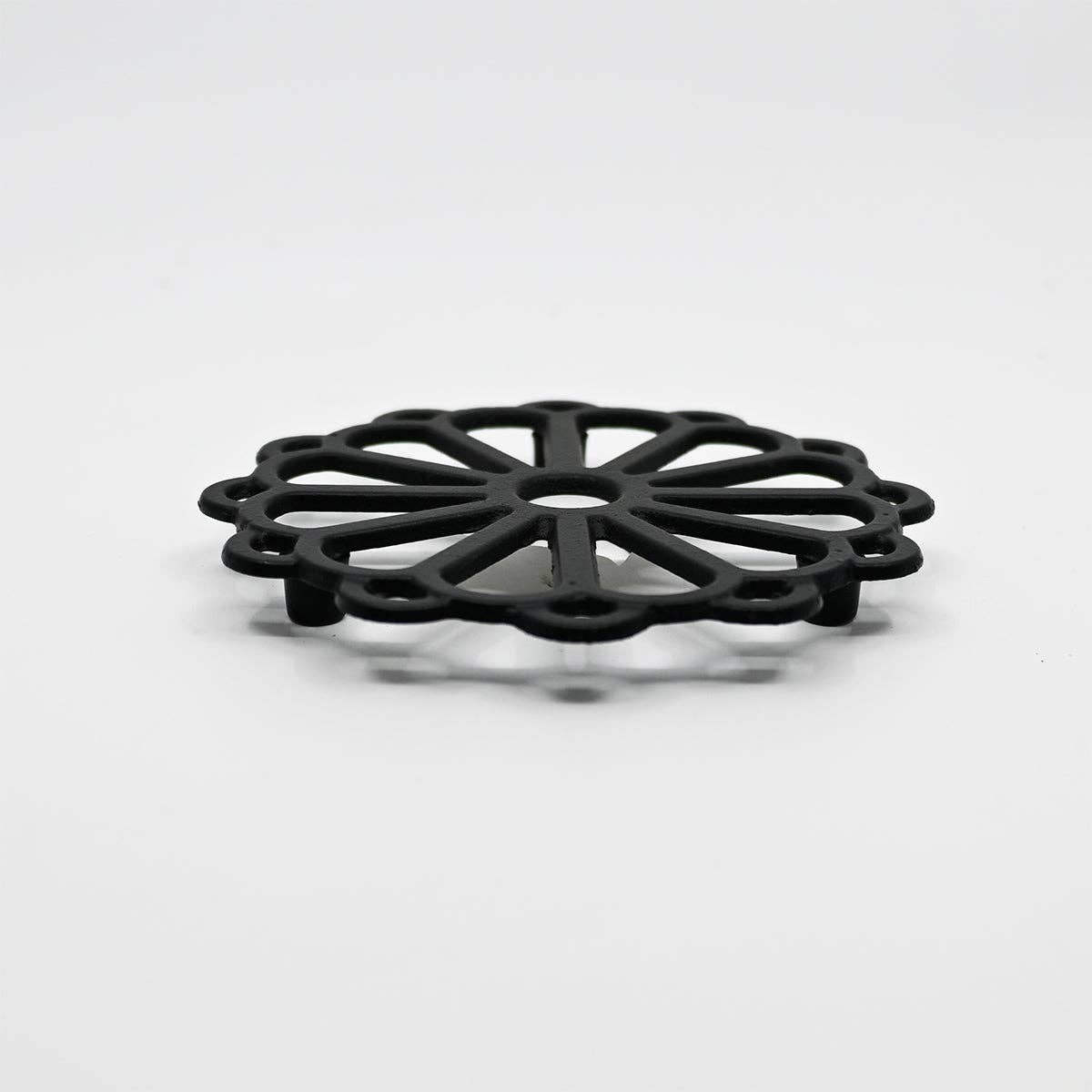 Teapot Trivet Stand 5.3"D Cast Iron