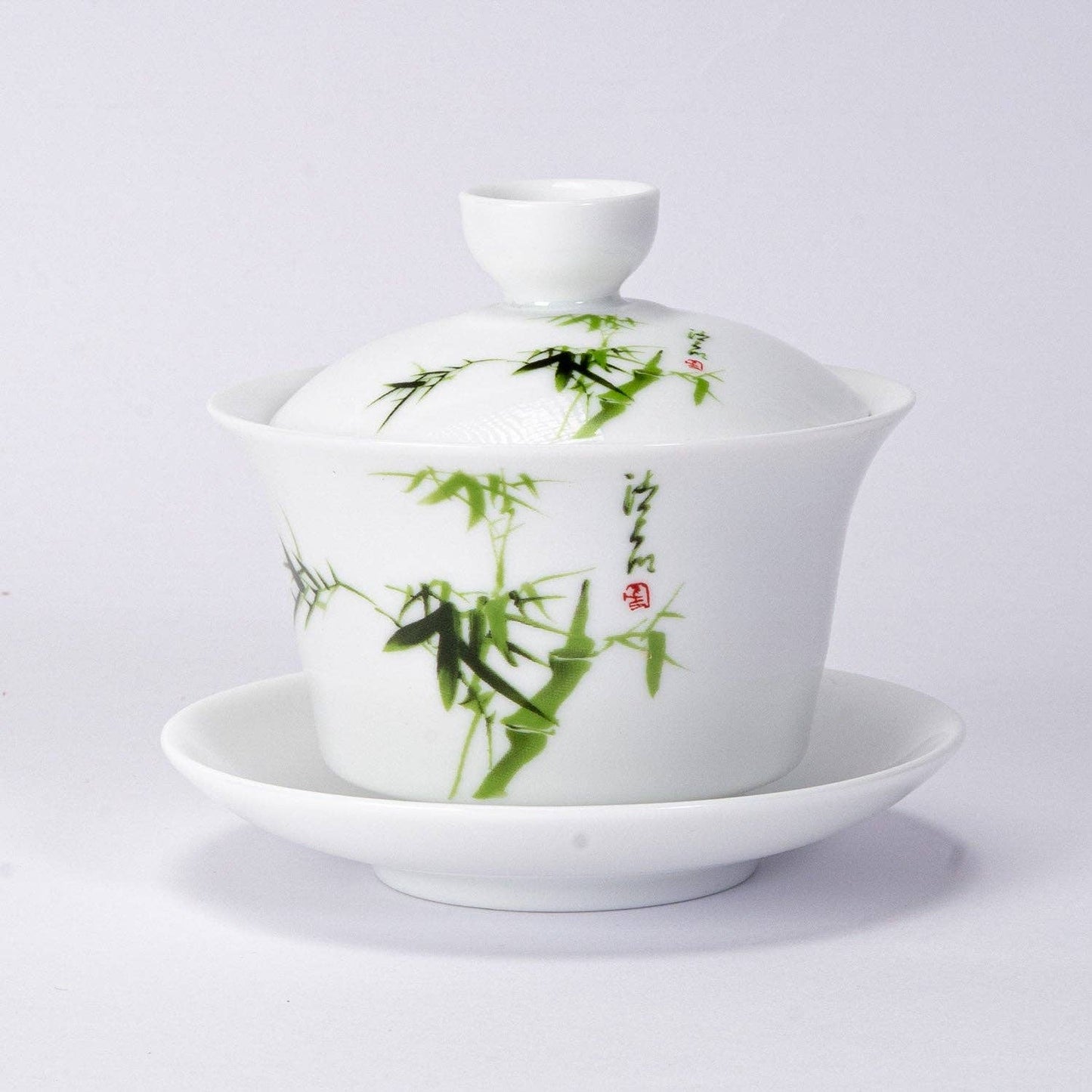 Gaiwan - Tea Brewing Cup with Lid Bamboo 5oz (150ml)