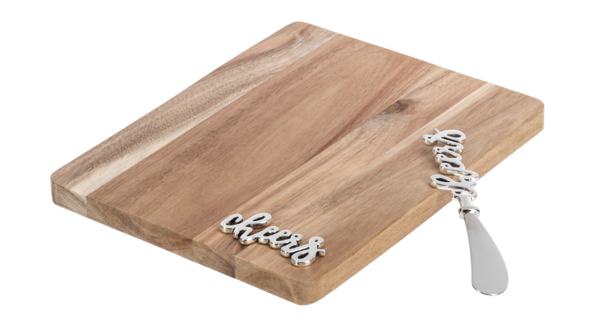 Cutting Board With Decorative Spreader