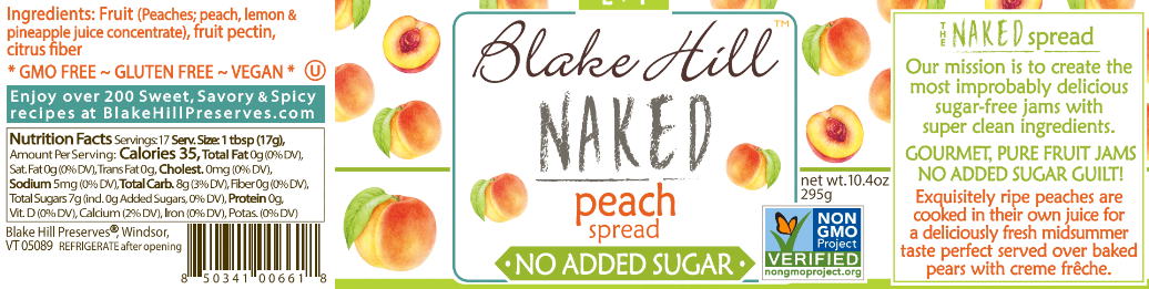 Spread - Naked Peach - No Added Sugar 10.4oz