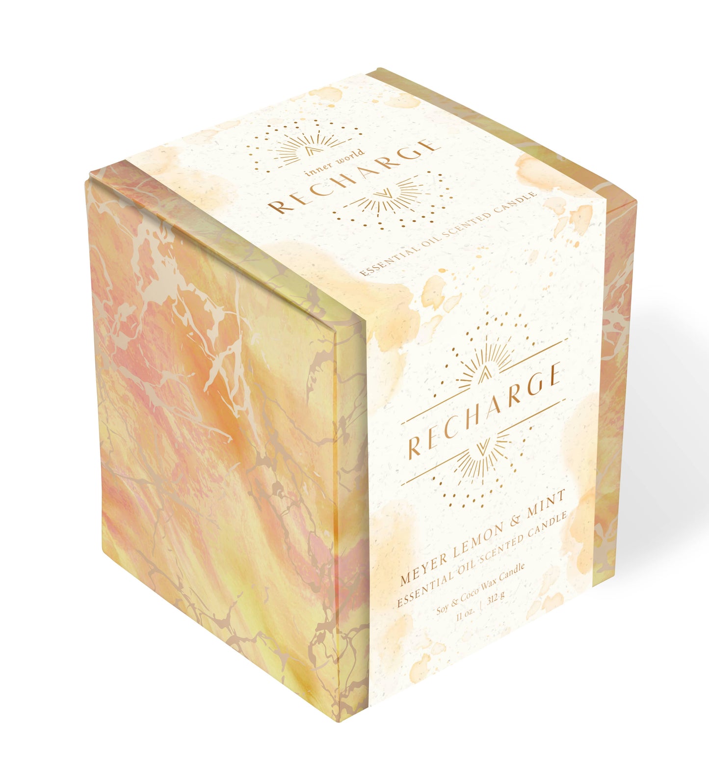 Scented Candle - Meyer lemon & Mint (11 oz.)