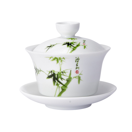 Gaiwan - Tea Brewing Cup with Lid Bamboo 5oz (150ml)