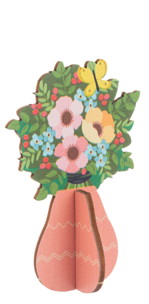 Greeting Card - 3D Postal Puzzle