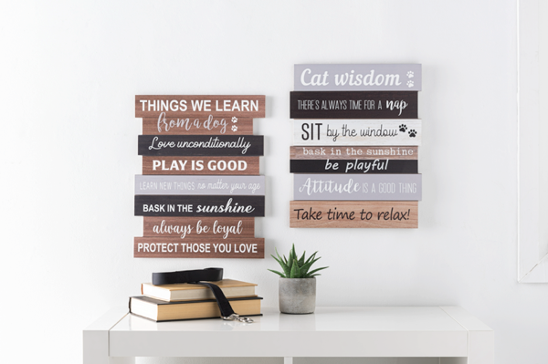 Decor - Cat Wisdom Wall Plaque