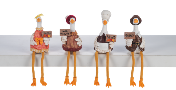 Shelf Sitters - Harvest Goose