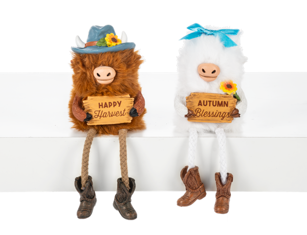 Shelf Sitter - Highland Cow