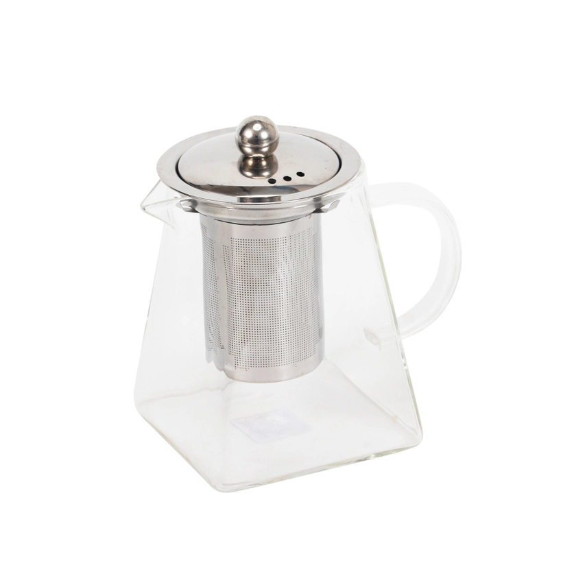 Teapot - Square Glass with Infuser (18 oz)