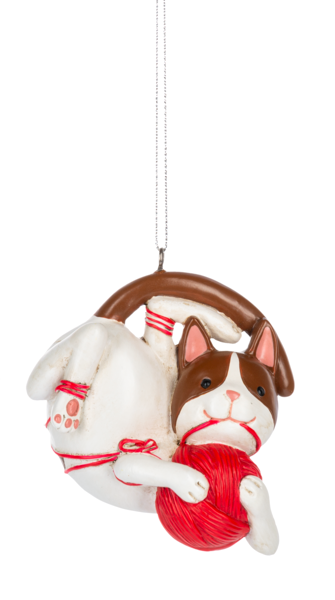 Decor - Cats Playing Ornament