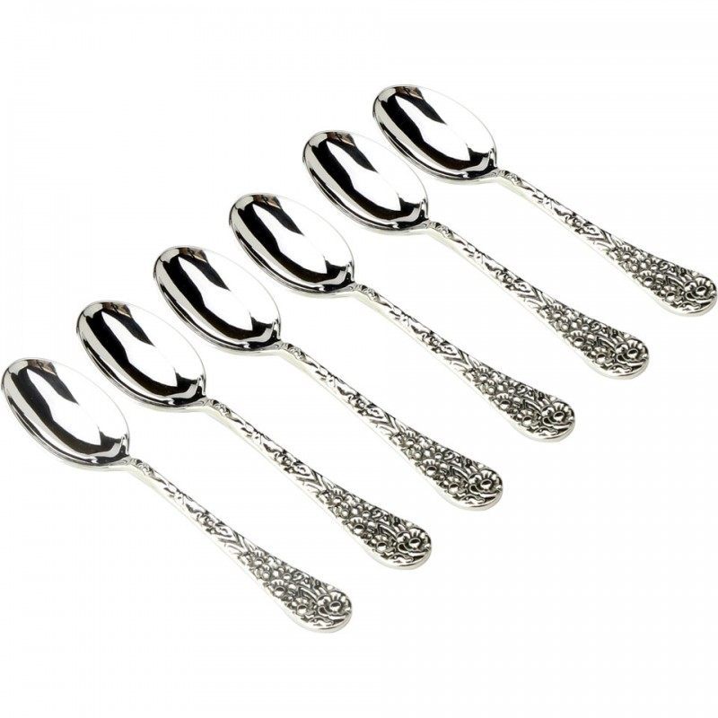 Silverplate Tea Spoon Gift Sets Set of 6, Boxed