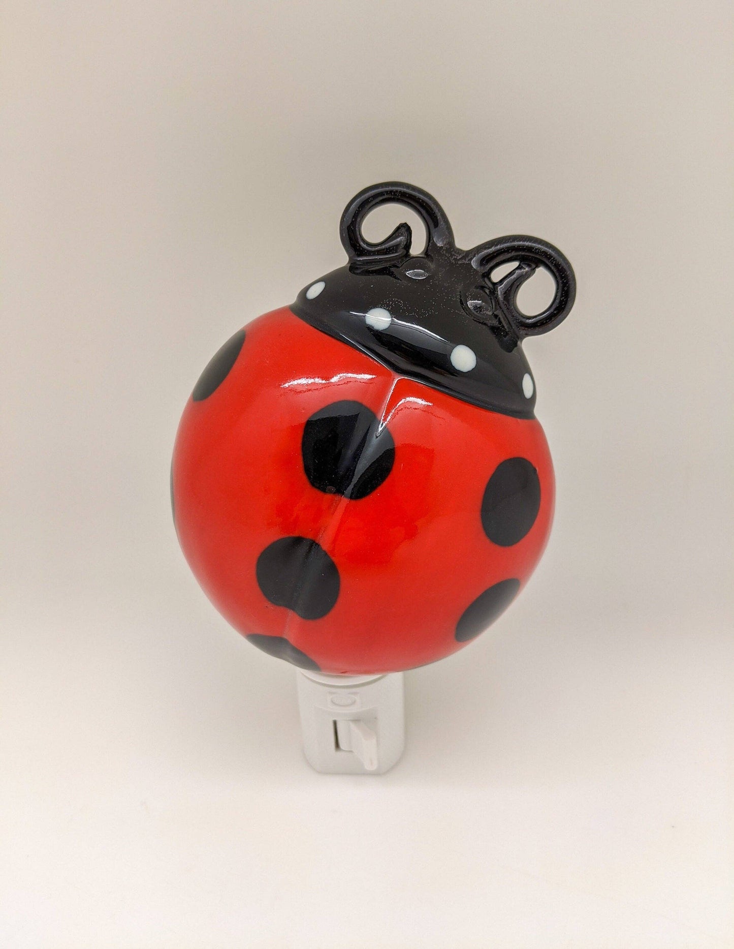 Night Light -14K Porcelain Cute Ladybug