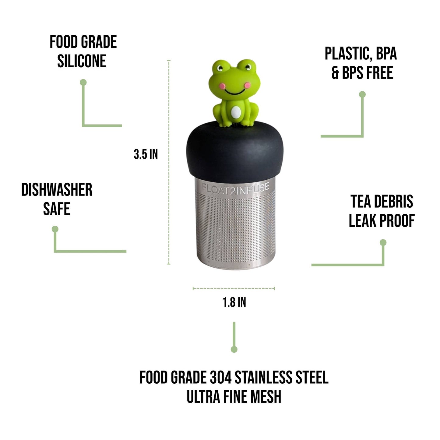 Tea Infuser - Floating Frog