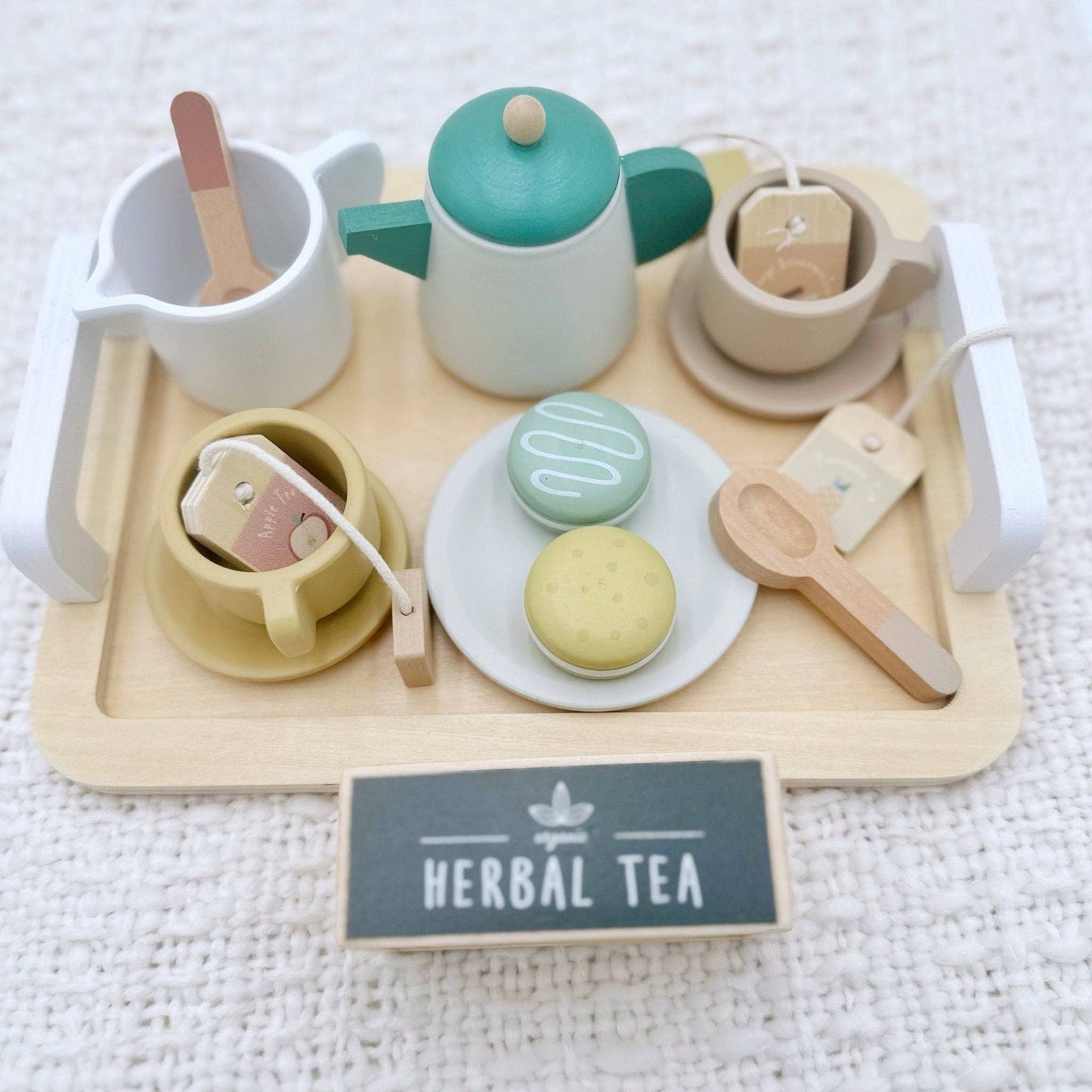 Toy - Wooden Tea Party Set – Pretend Play Tea Set Ages 3+