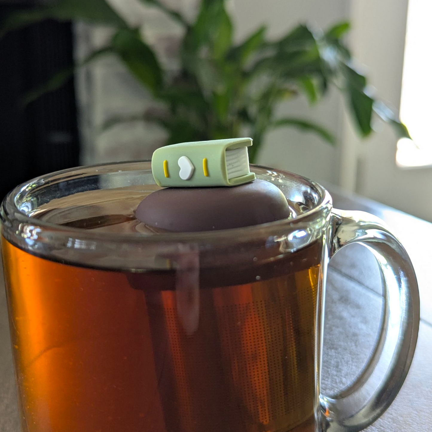 Tea Infuser - Floating Green Book