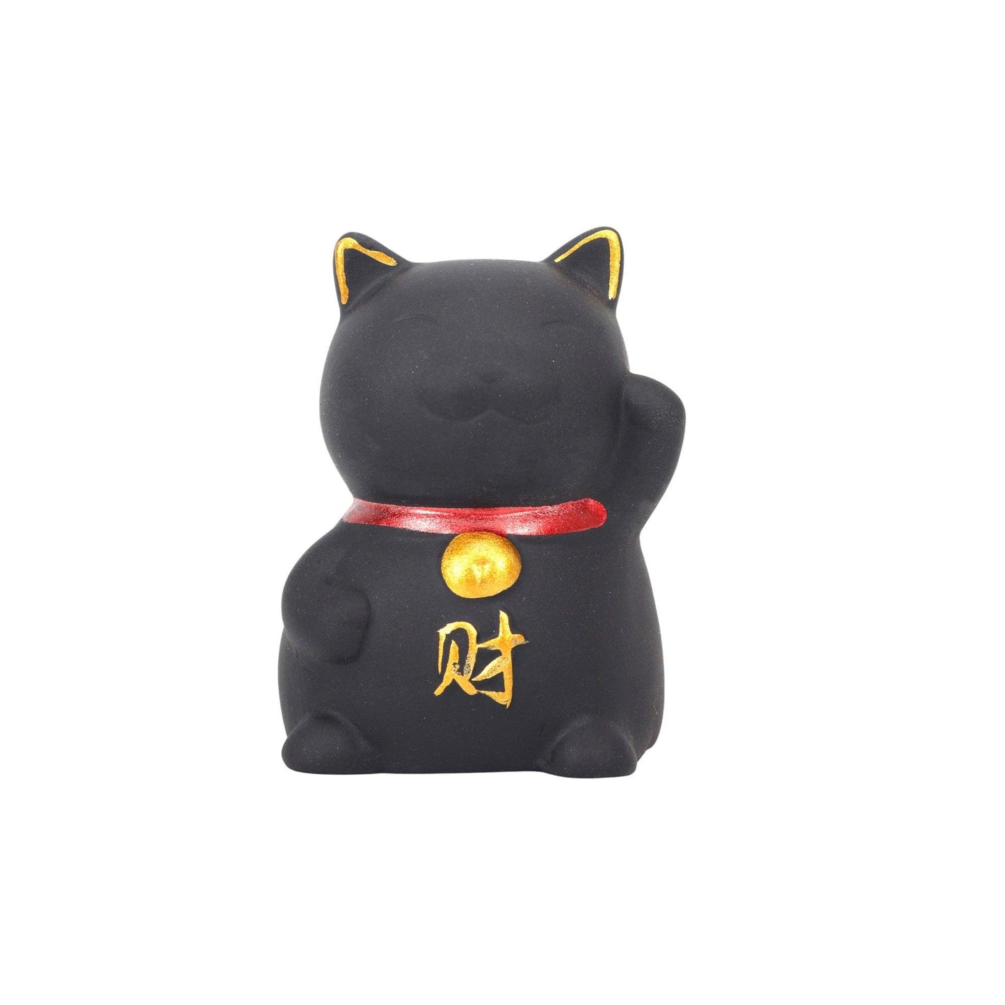 Tea Pet - Lucky Cat Zisha Purple Clay  (2.15"H)