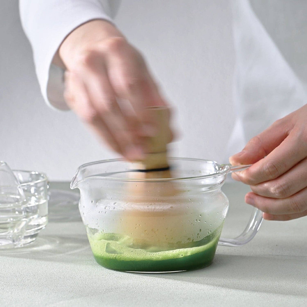 Matcha Set - Zen Glass Teapot, Bamboo Whisk & Matcha Scoop