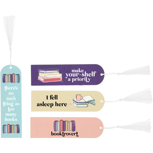 Bookmark - Book Lover Tassel Bookmark Set
