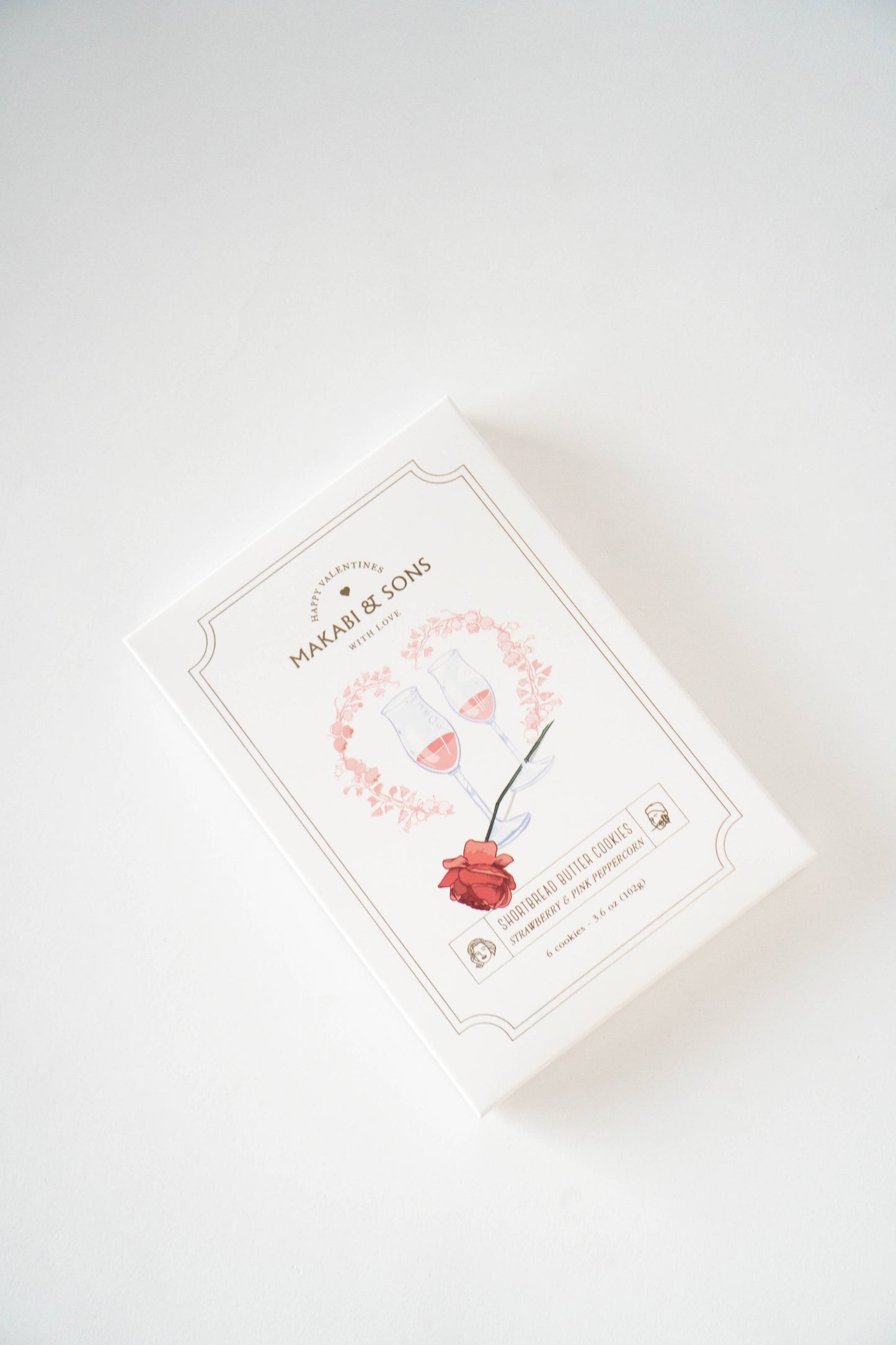 Cookie - Strawberry & Pink Peppercorn Valentine's