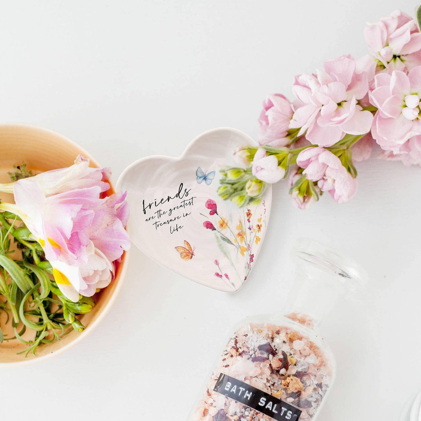 Tea & Trinket Dish - Friends Are the Greatest Treasure