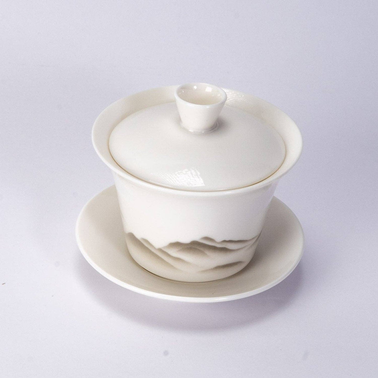 Gaiwan -  Tea Brewing Cup with Lid Quiet Peaks 6.7oz