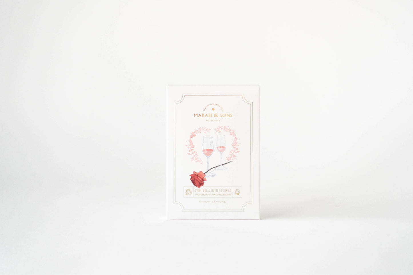 Cookie - Strawberry & Pink Peppercorn Valentine's