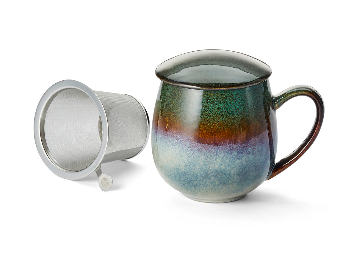 Brew-In Mug "Saara" Reactive Glaze -11.8 fl. oz (0.35 l)