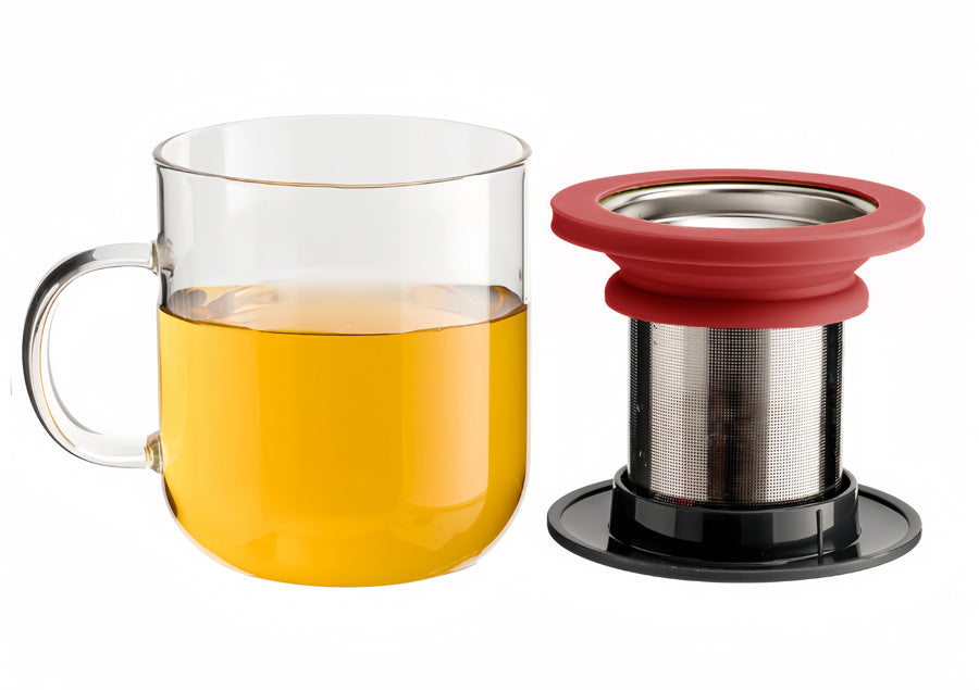 Brew In Mug - Glass "Ming" 11.8 fl. oz. (0.35l)