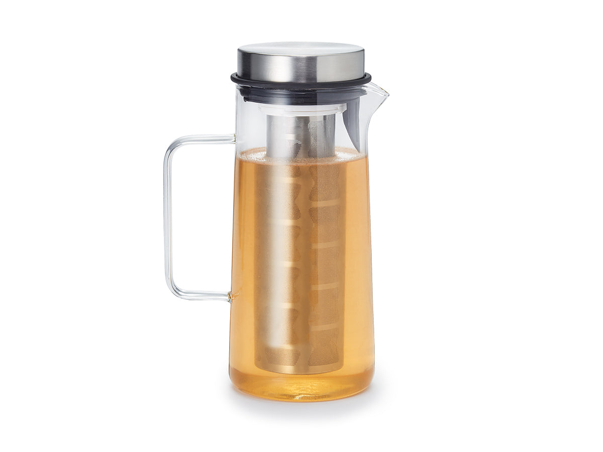 Brew In Tea Maker - Glass Ice Tea Jug 34 fl. oz. (1 l ) – Point Loma Tea