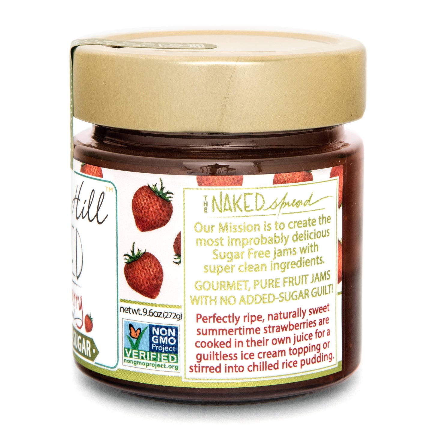 Spread - Naked Strawberry Spread - No Added Sugar 10.4oz