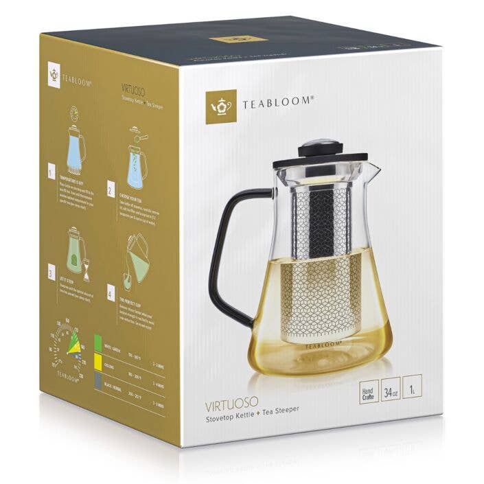 Tea Kettle and Tea Steeper -34oz(1l)