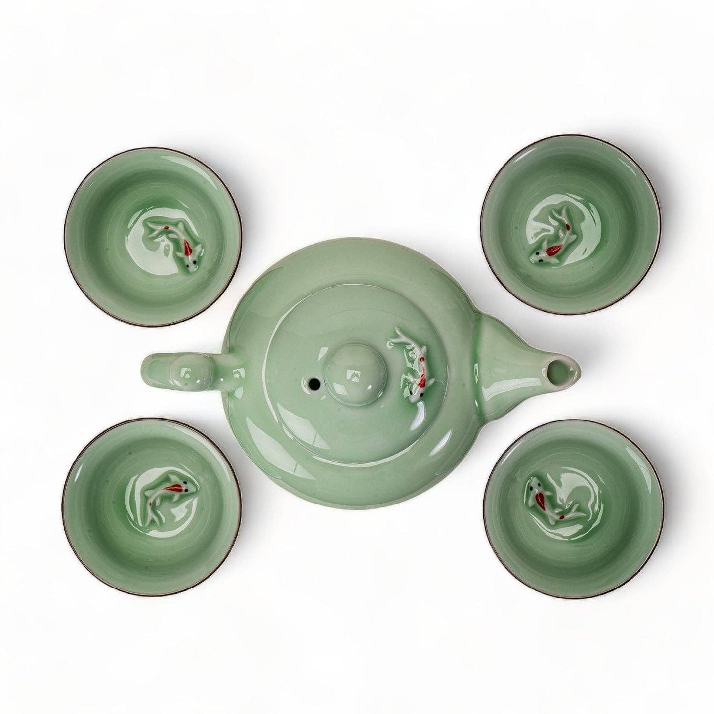Tea Set - Japanese Koi Fish Kung Fu ( 8oz)