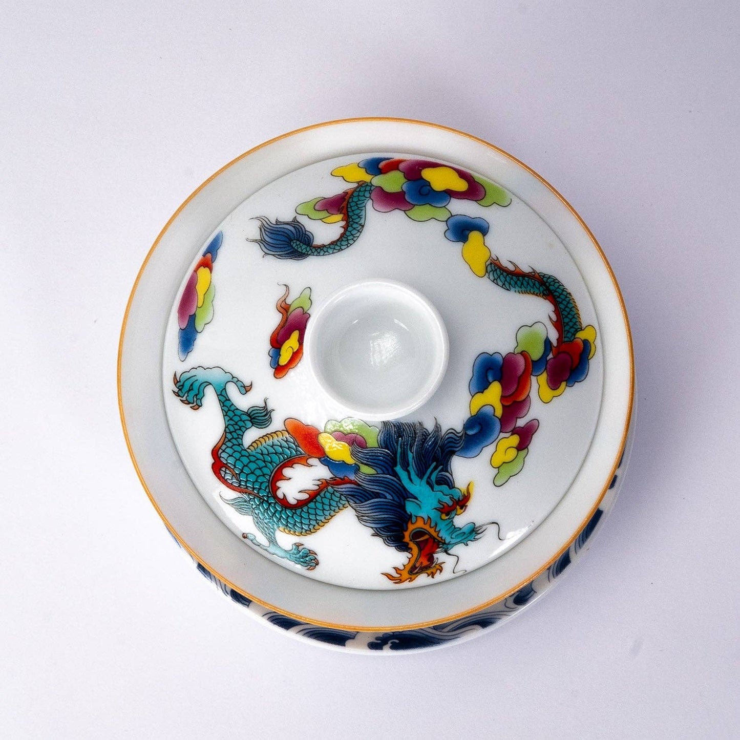 Gaiwan - Tea Brewing Cup with Lid – Oriental Dragon 5oz (150ml)