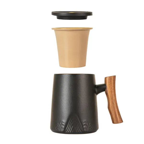 Brew In Mugs - Modern Style With Infuser and lid (12 fl.oz.)