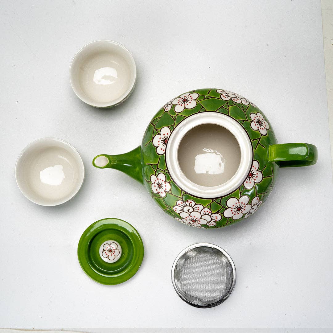 Teaset - Ume Plum Blossoms Green Tea Set 26oz