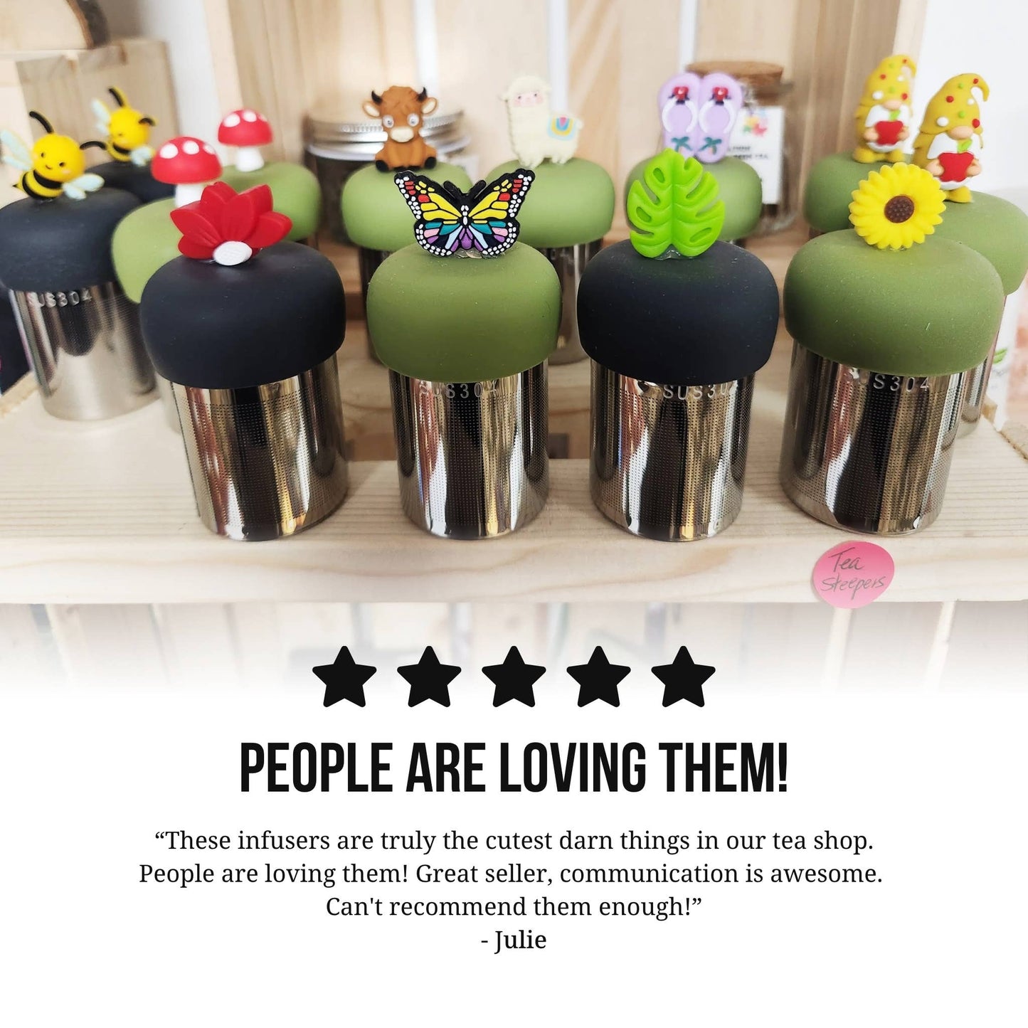 Tea Infuser - Floating Cow