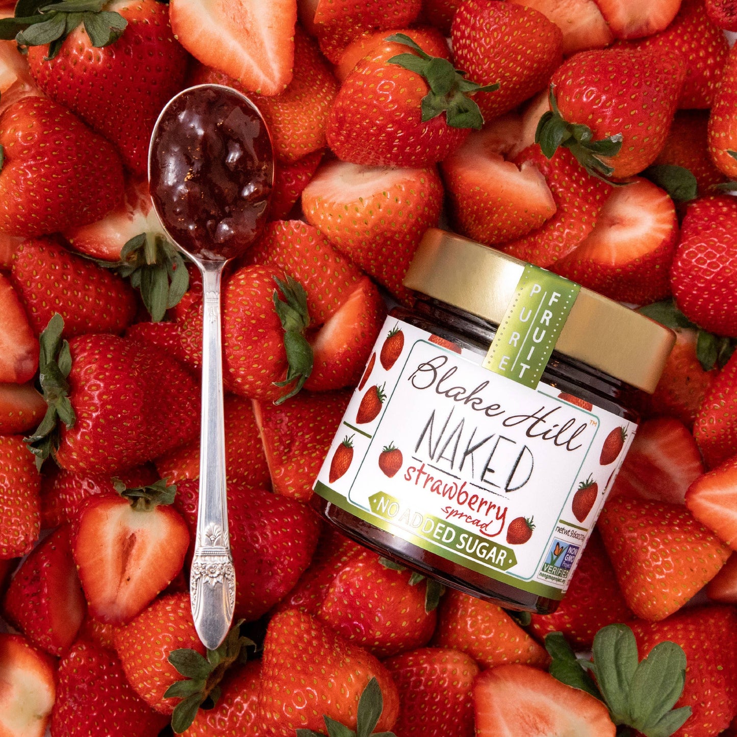 Spread - Naked Strawberry Spread - No Added Sugar 10.4oz