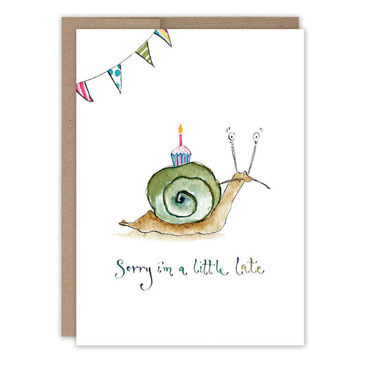 Greeting Card - Belated Birthday Card