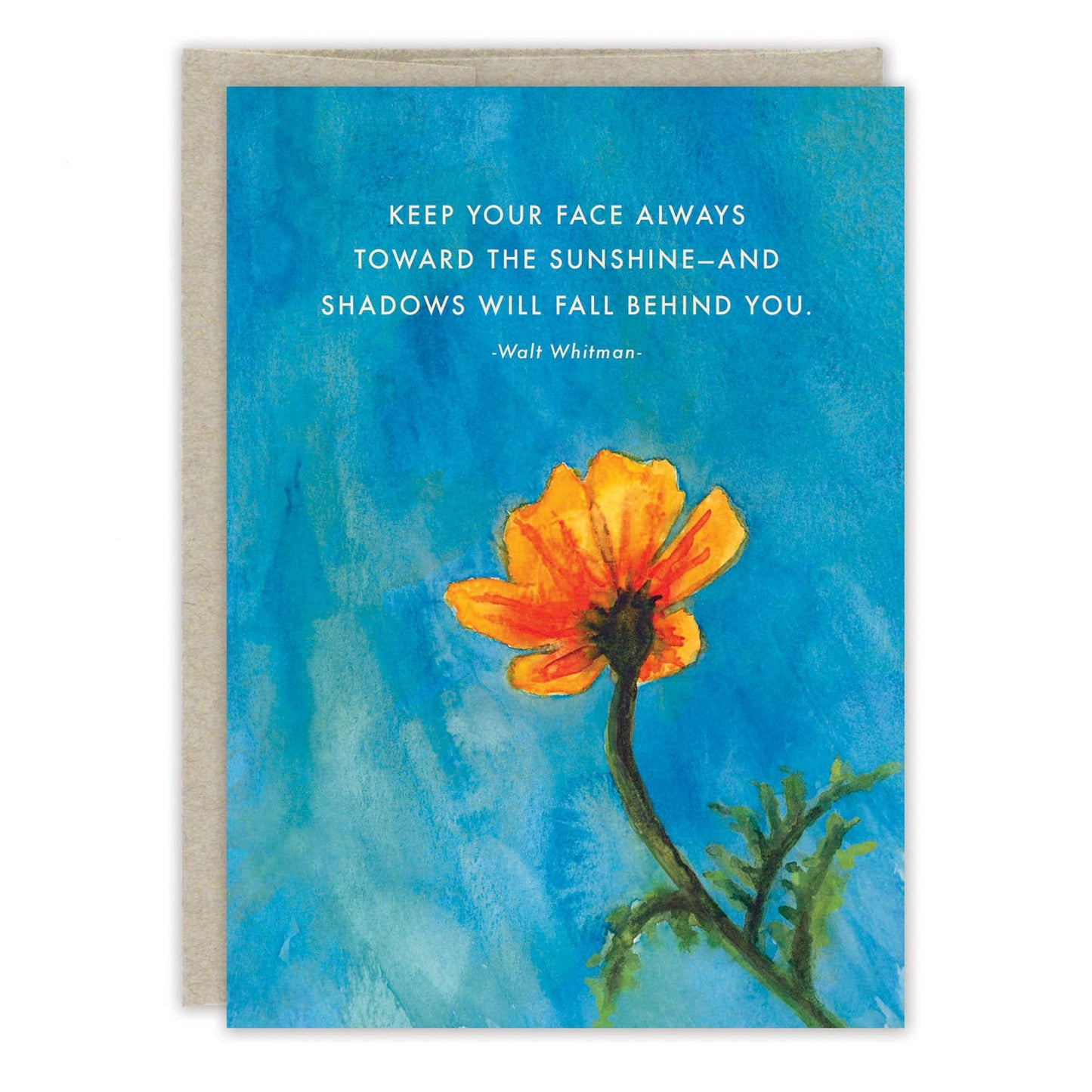 Greeting Card - Marigold Encouragement