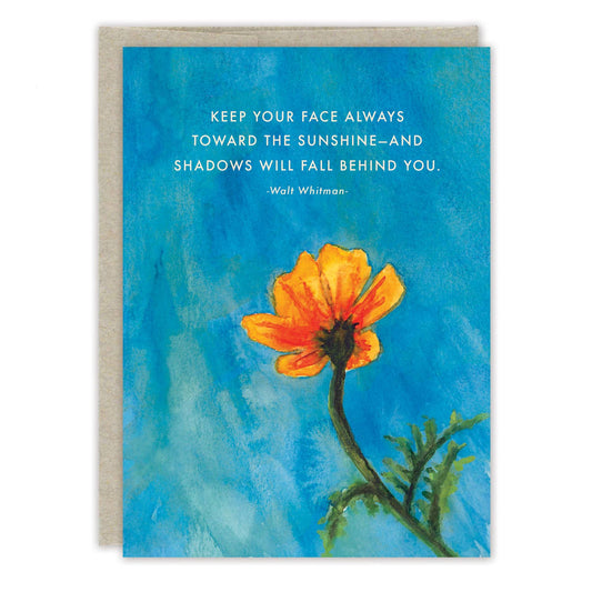 Greeting Card - Marigold Encouragement