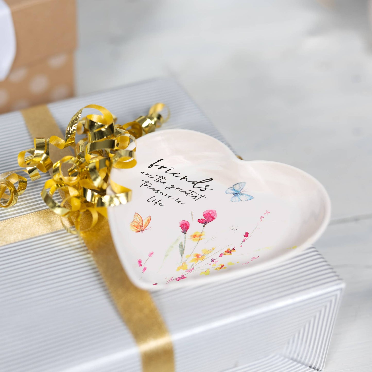 Tea & Trinket Dish - Friends Are the Greatest Treasure