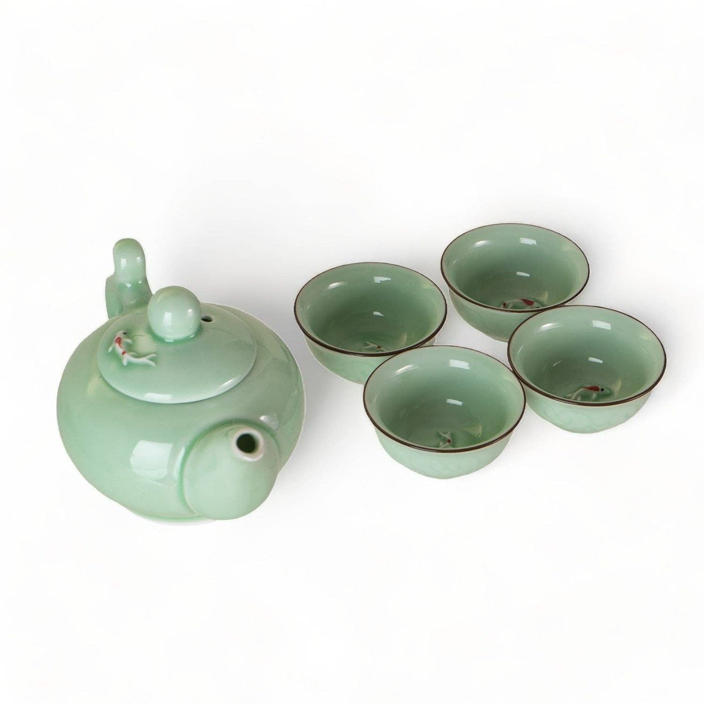 Tea Set - Japanese Koi Fish Kung Fu ( 8oz)
