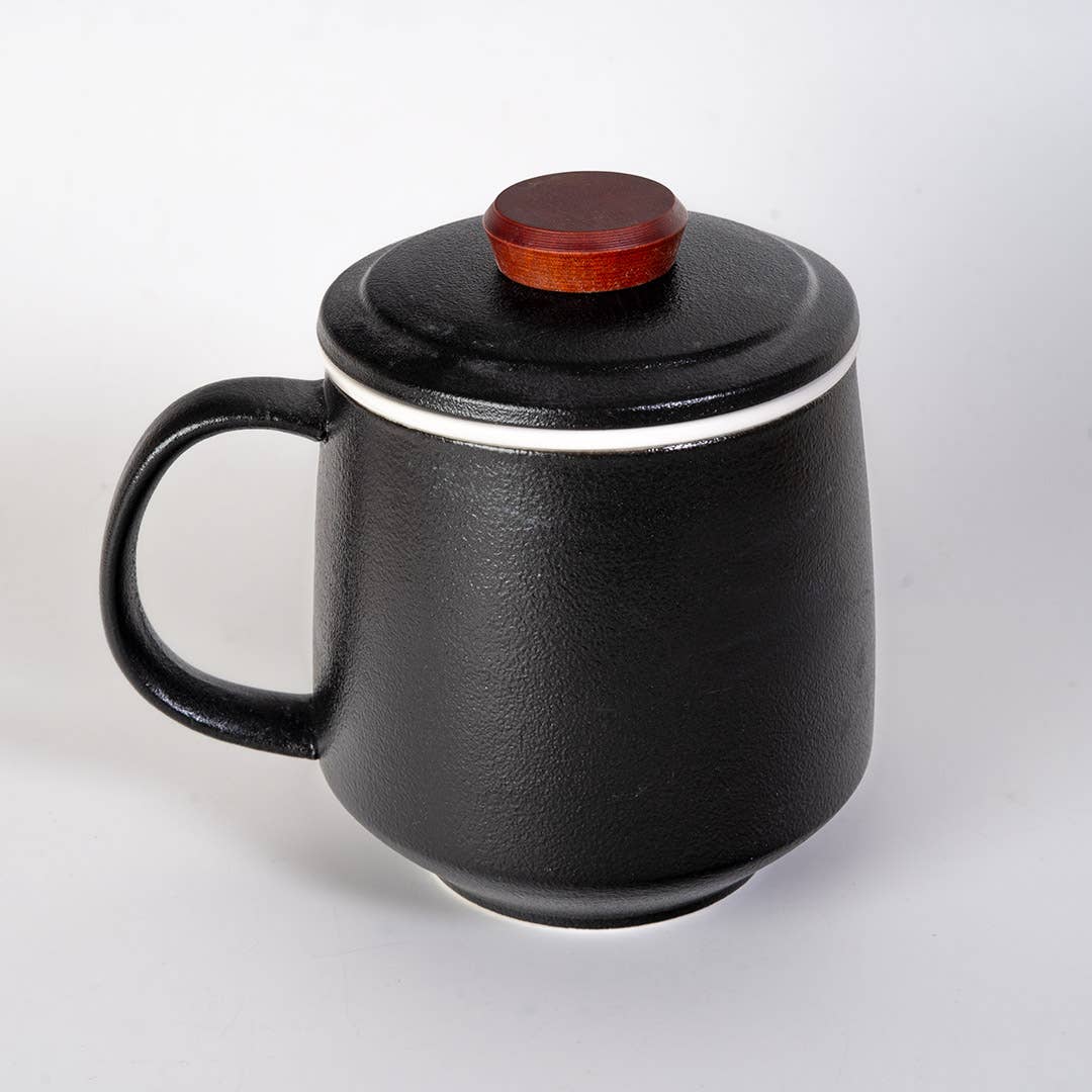 Brew In Mug - With Lid & Infuser – Mountain Design 12oz